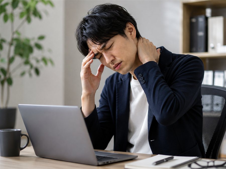 緊張性頭痛改善整体のイメージ